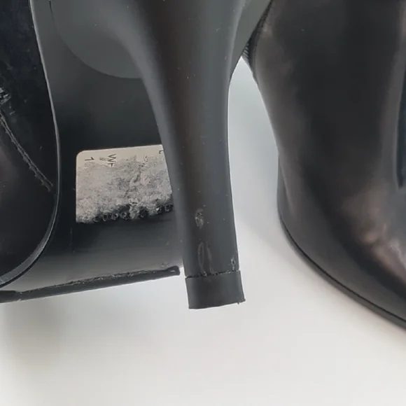 rag & bone Beha Boots in Black Leather & Suede Heeled Sz 7 - Picture 12 of 12